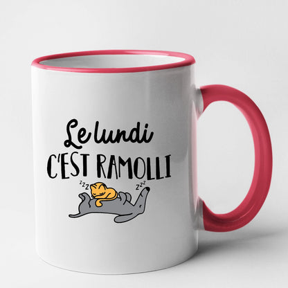 Mug Le lundi c'est ramolli