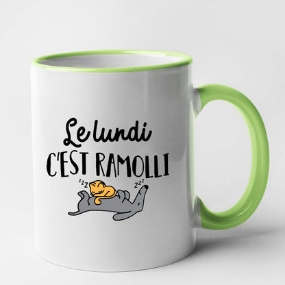 Mug Le lundi c'est ramolli