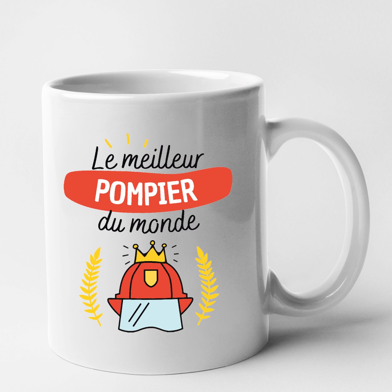 Mug Le meilleur pompier du monde