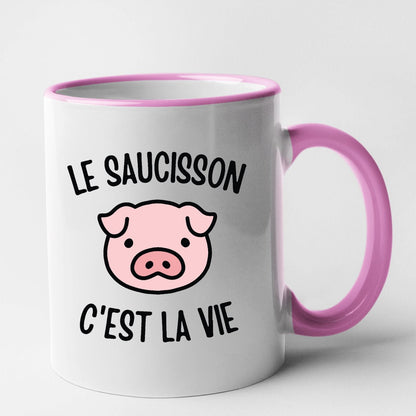 Mug Le saucisson c'est la vie