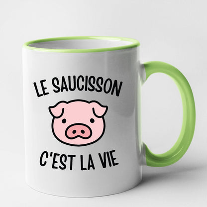 Mug Le saucisson c'est la vie