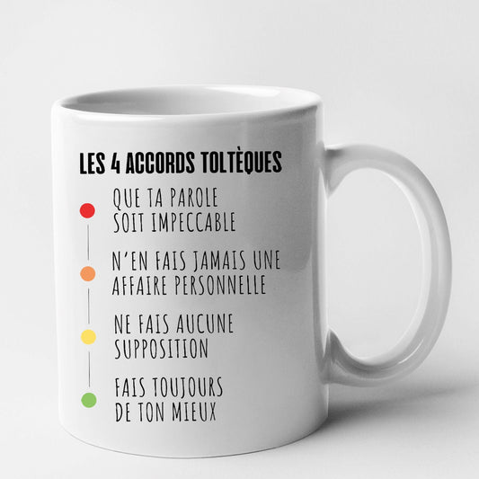 Mug Les 4 accords toltèques