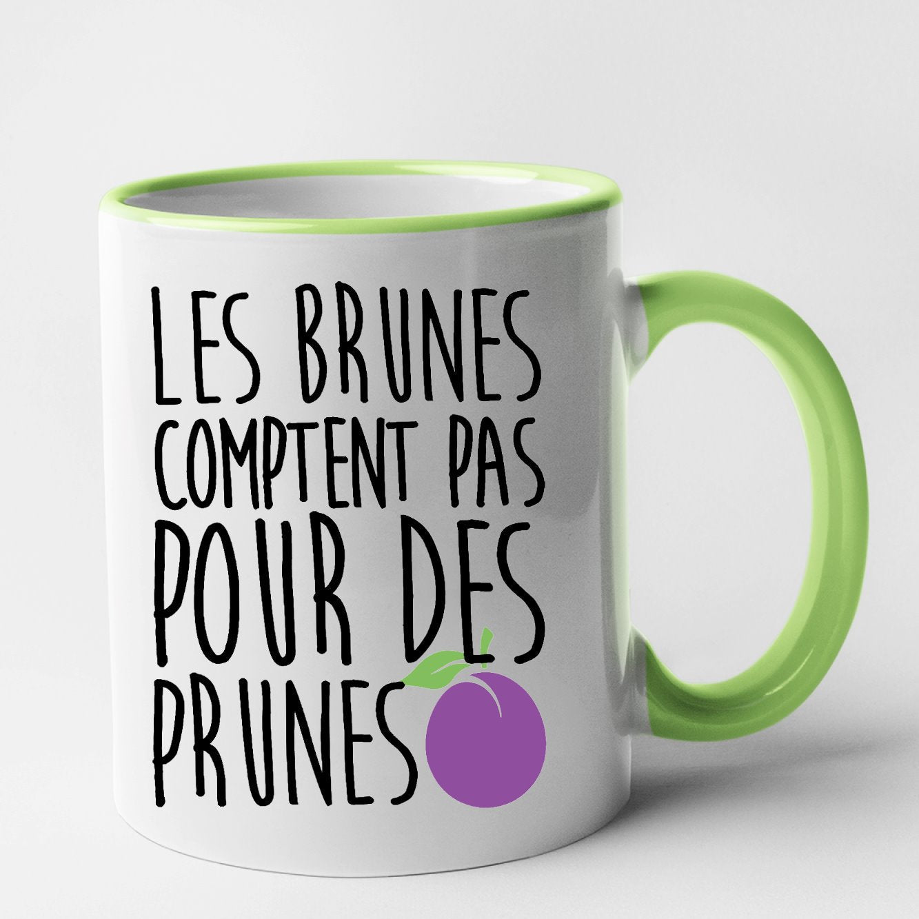 Mug Les brunes comptent pas pour des prunes