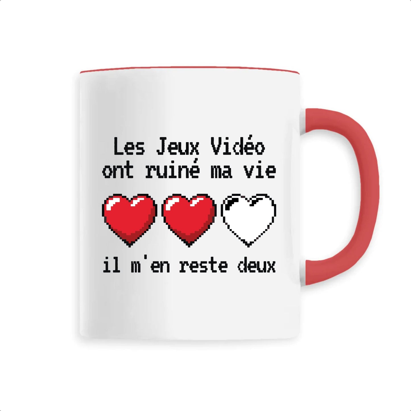 Mug Les jeux vidéo ont ruiné ma vie il m'en reste deux