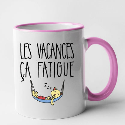 Mug Les vacances ça fatigue