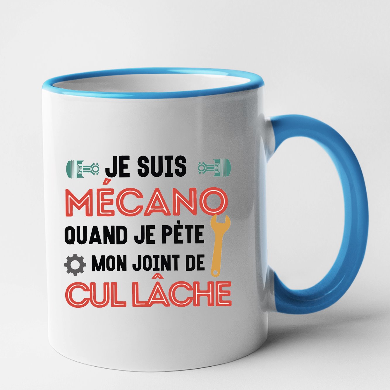 Mug Mécano mon joint de cul lâche