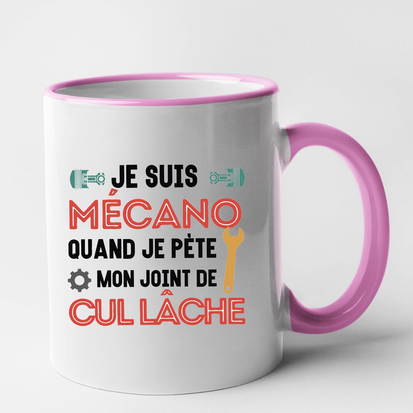 Mug Mécano mon joint de cul lâche