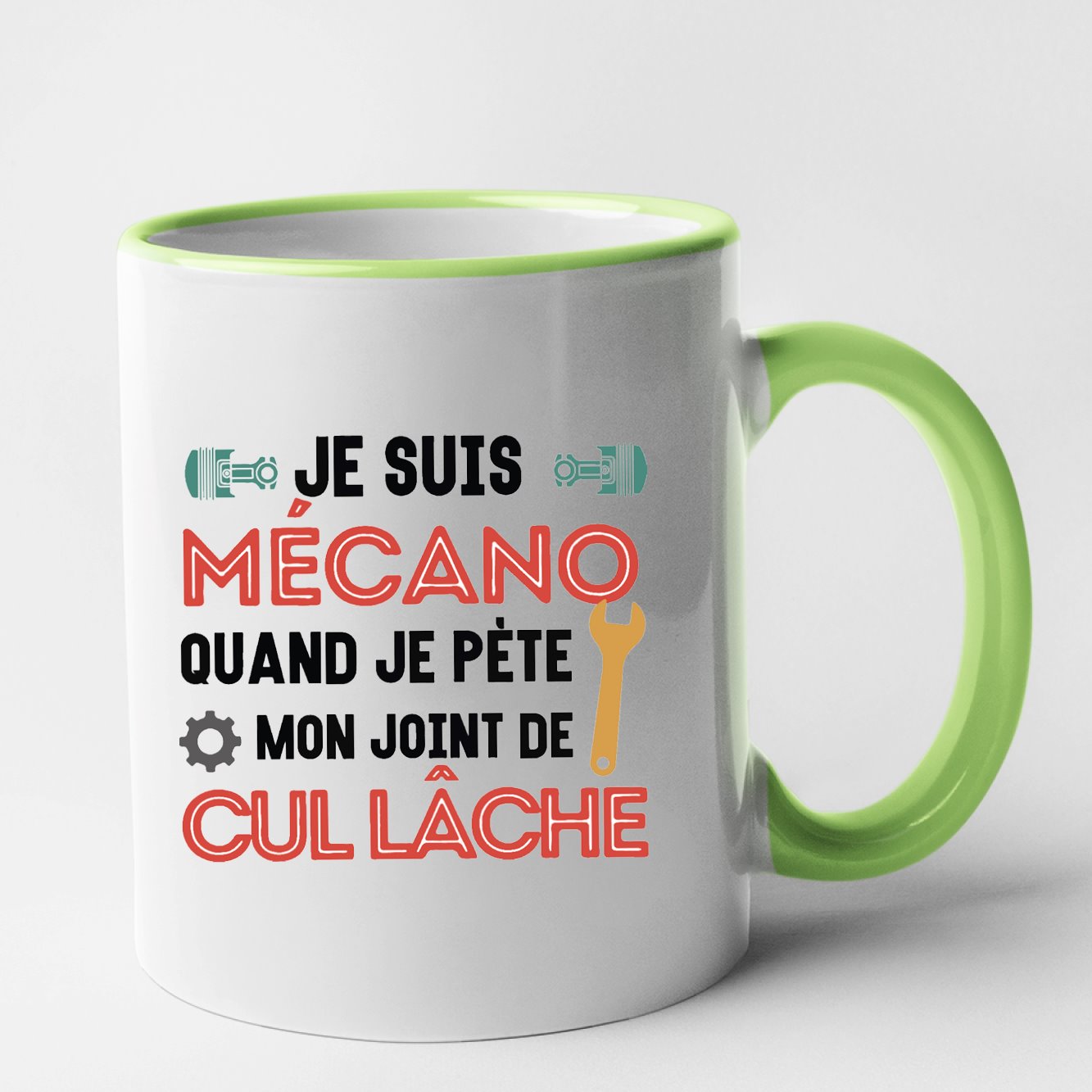 Mug Mécano mon joint de cul lâche