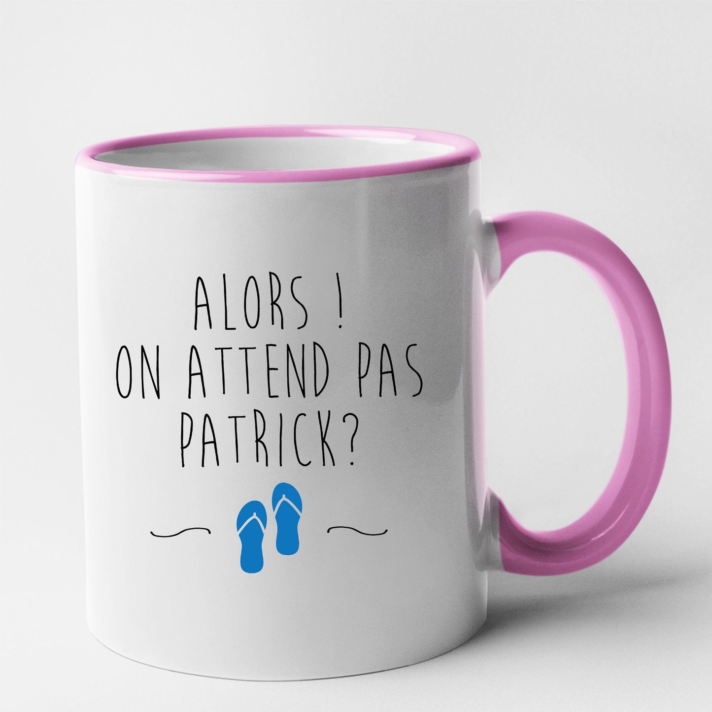 Mug On attend pas Patrick