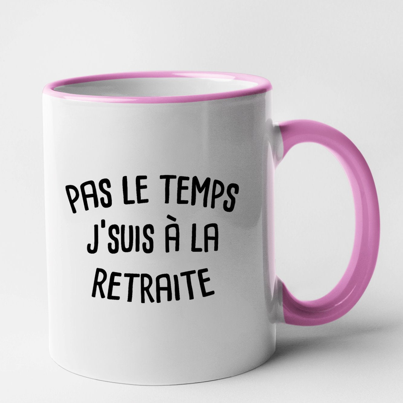 Mug Pas le temps j'suis à la retraite