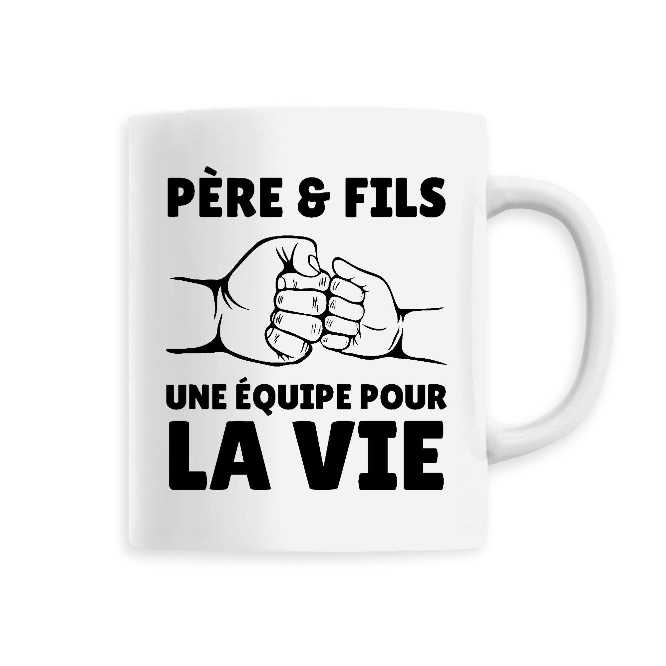 Mug Père et fils une équipe pour la vie