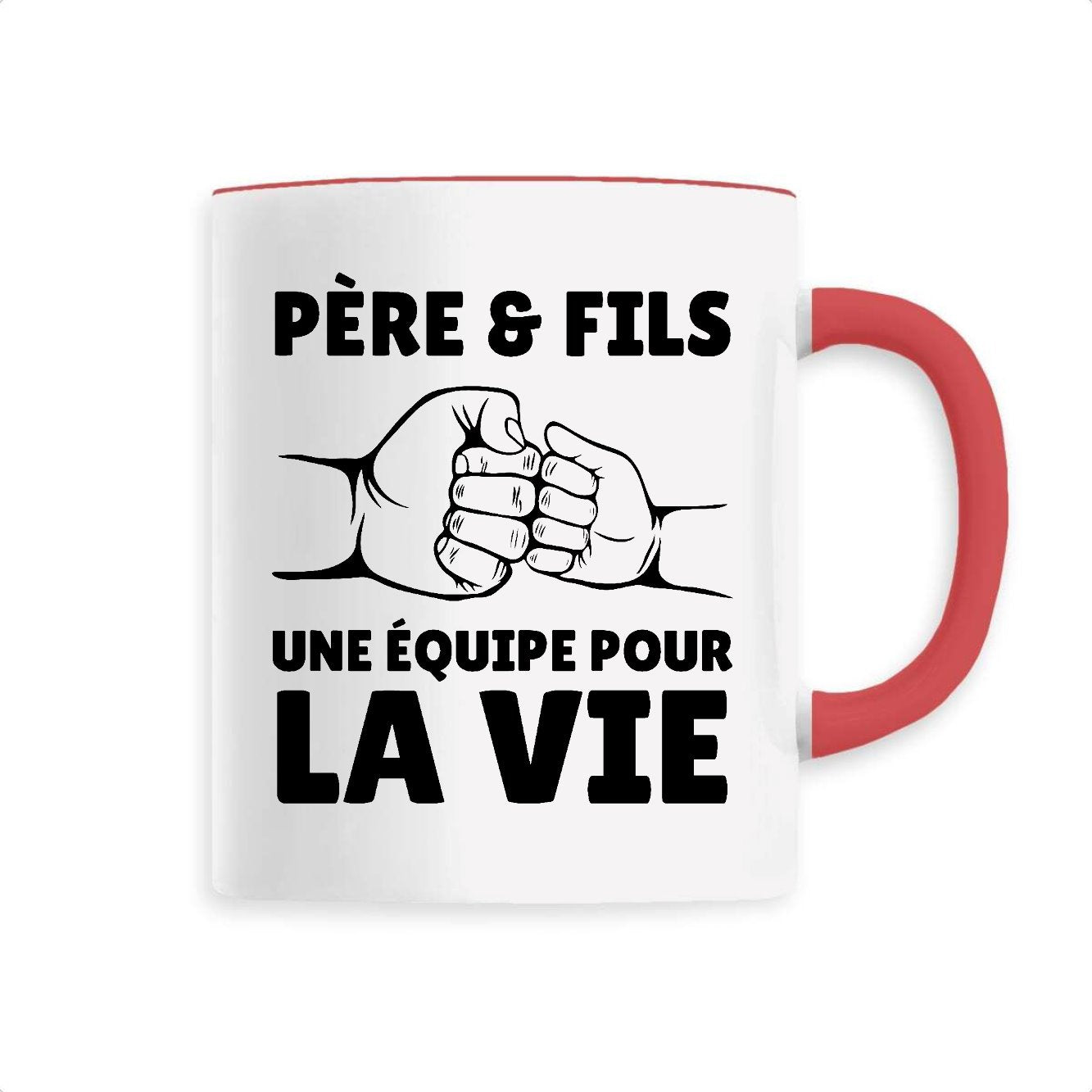 Mug Père et fils une équipe pour la vie