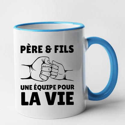 Mug Père et fils une équipe pour la vie