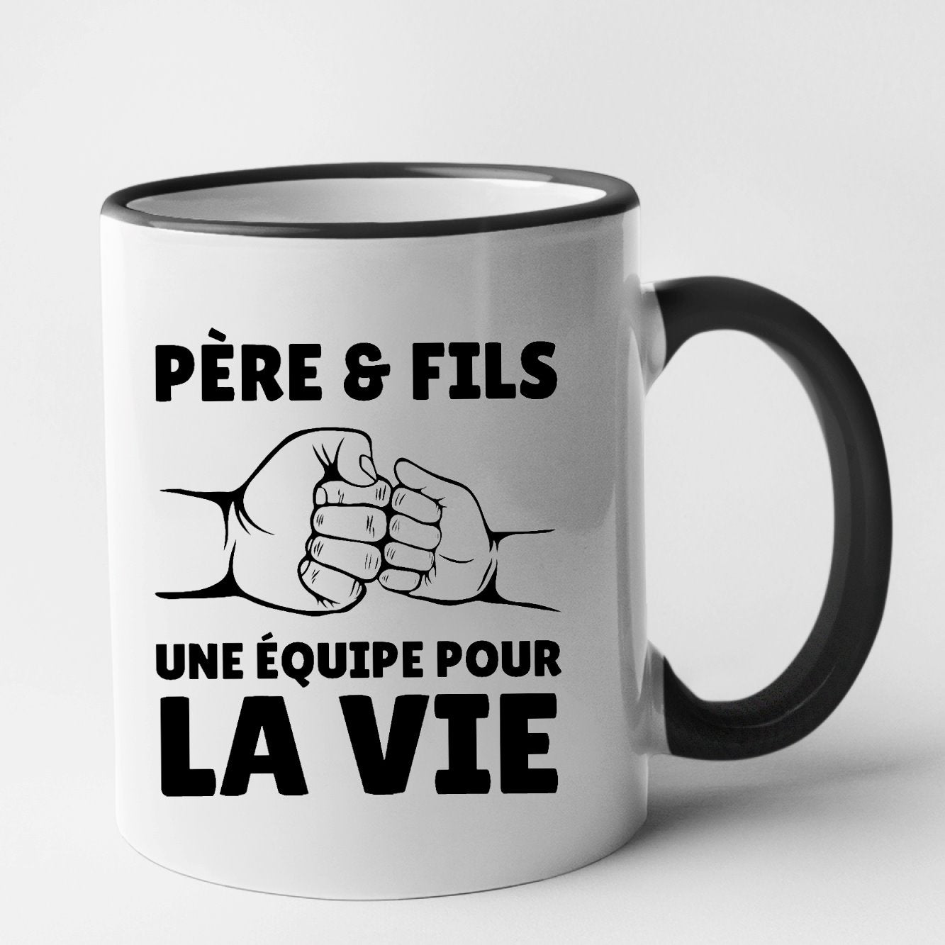 Mug Père et fils une équipe pour la vie