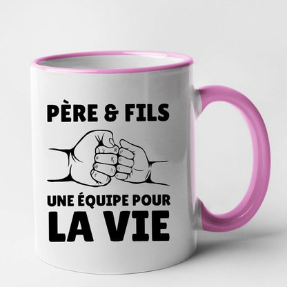 Mug Père et fils une équipe pour la vie