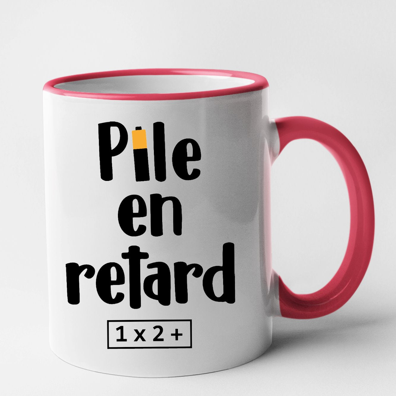 Mug Pile en retard