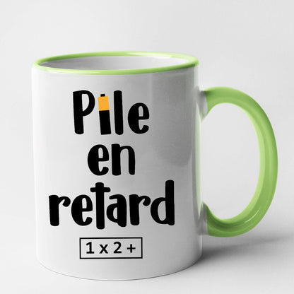 Mug Pile en retard