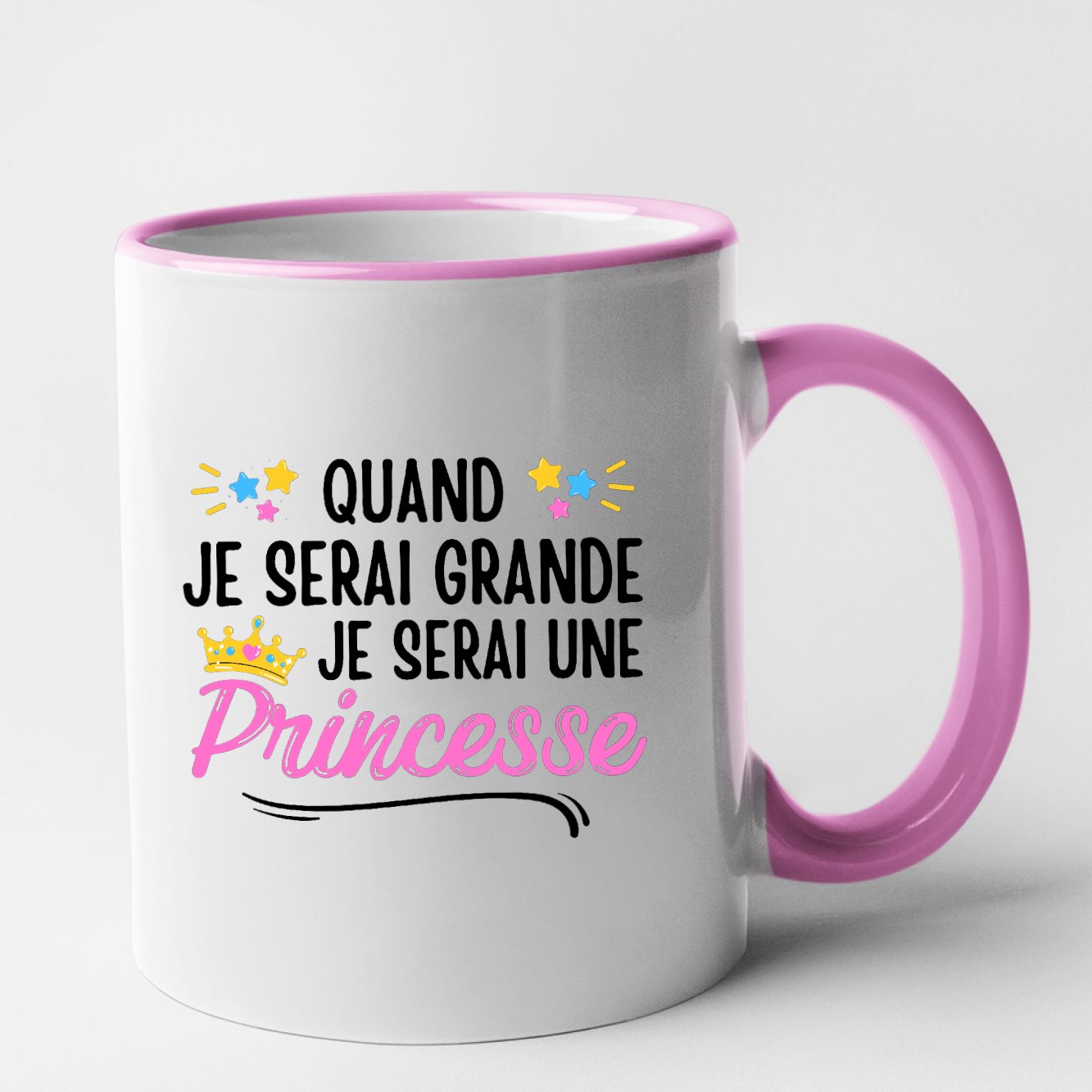 Mug Quand je serai grande je serai une princesse