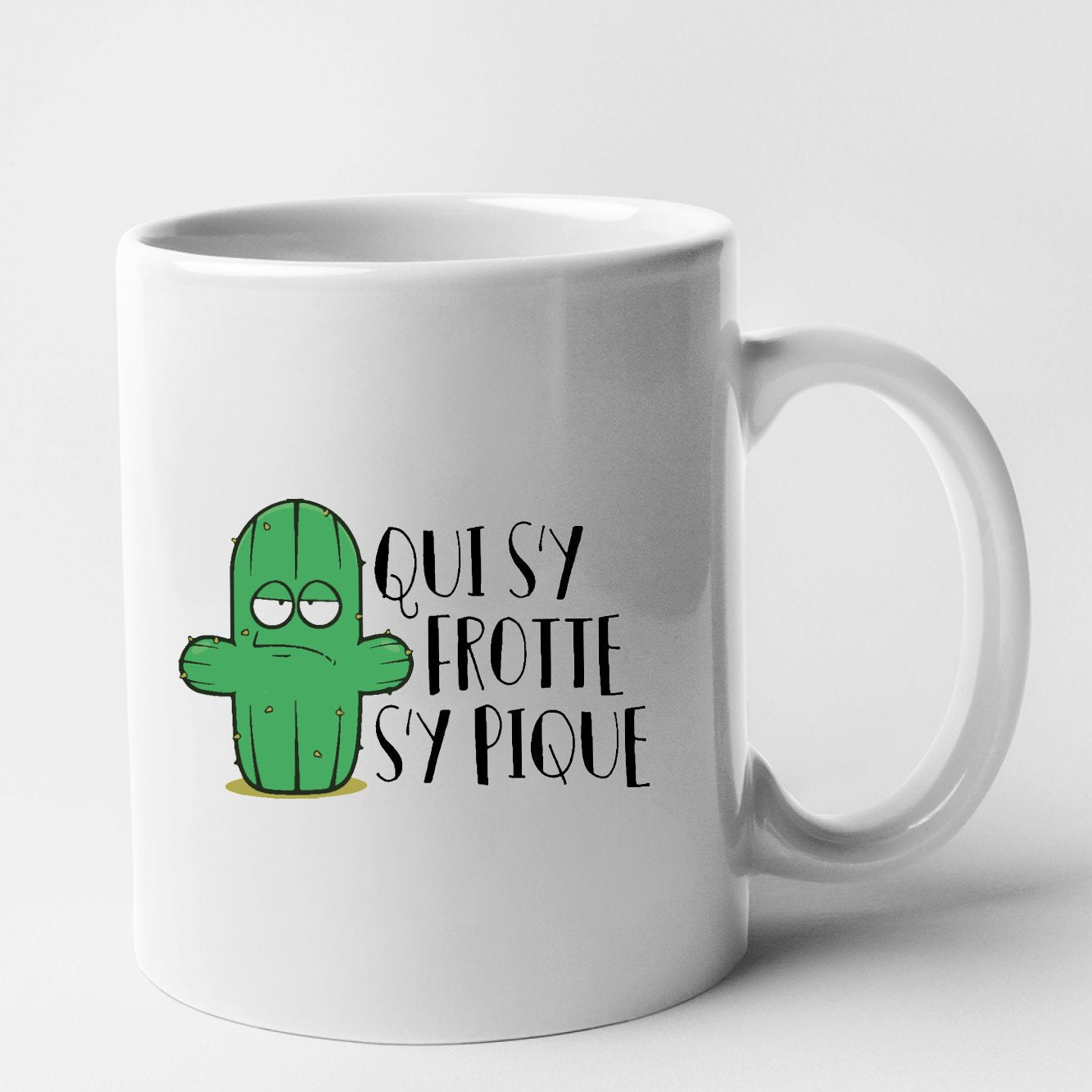 Mug Qui s'y frotte s'y pique