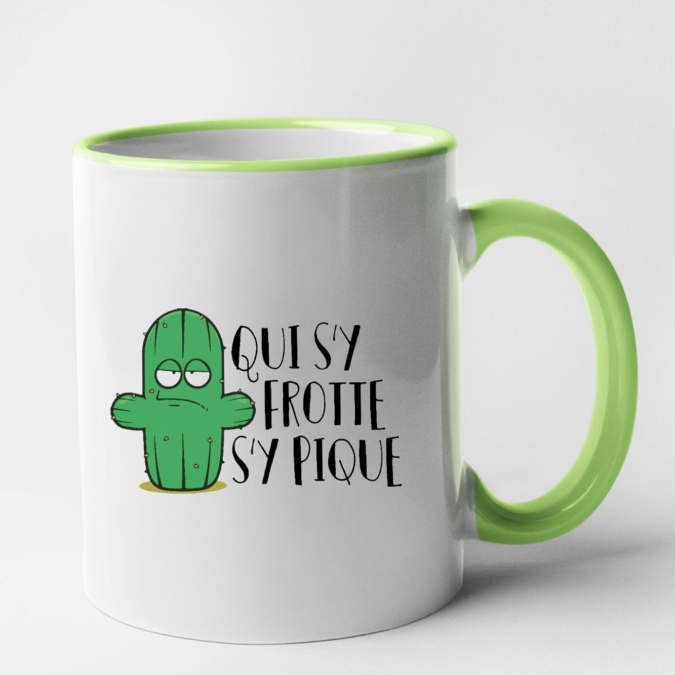 Mug Qui s'y frotte s'y pique