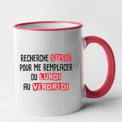 Mug Recherche sosie du lundi au vendredi