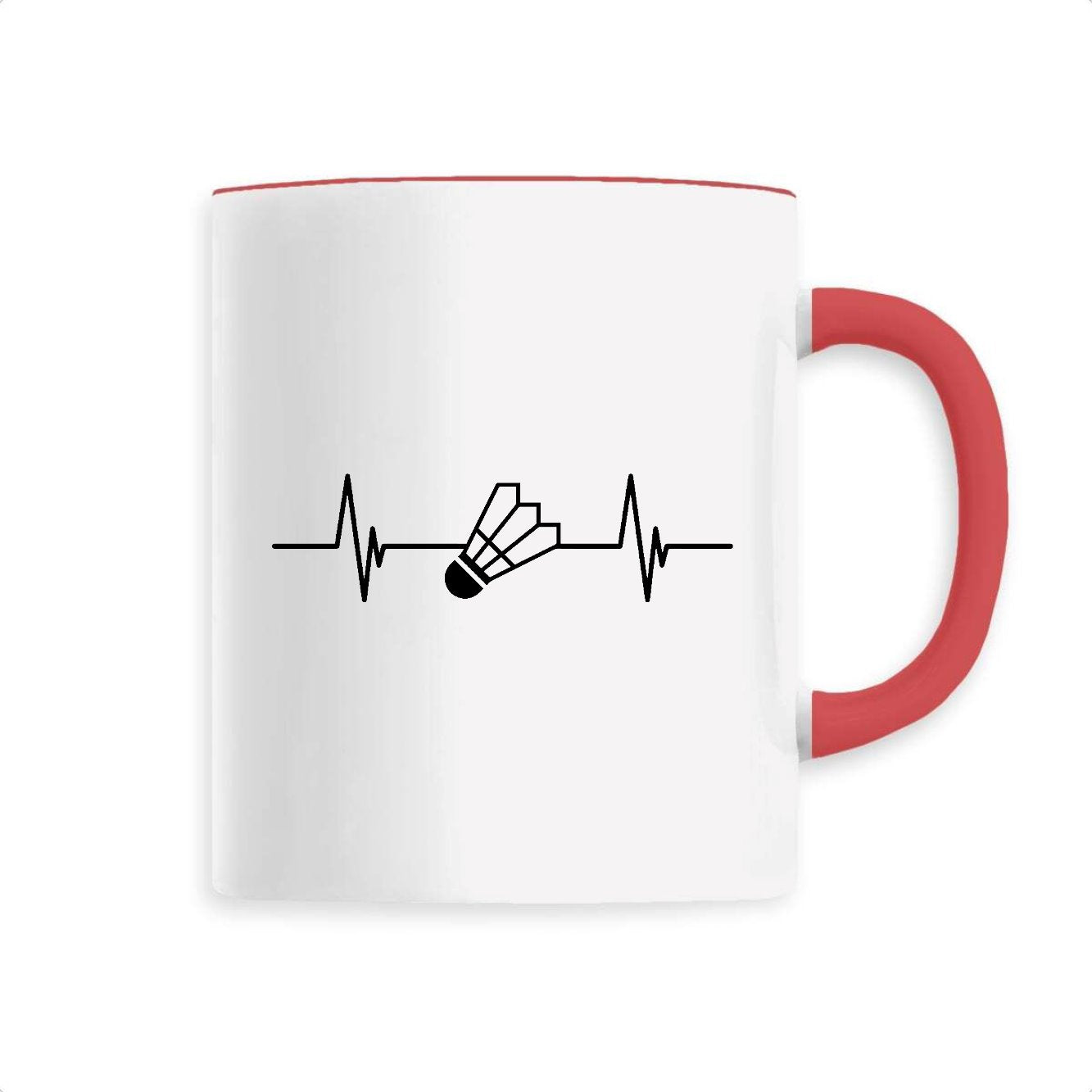 Mug Rythme cardiaque badminton