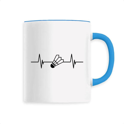 Mug Rythme cardiaque badminton