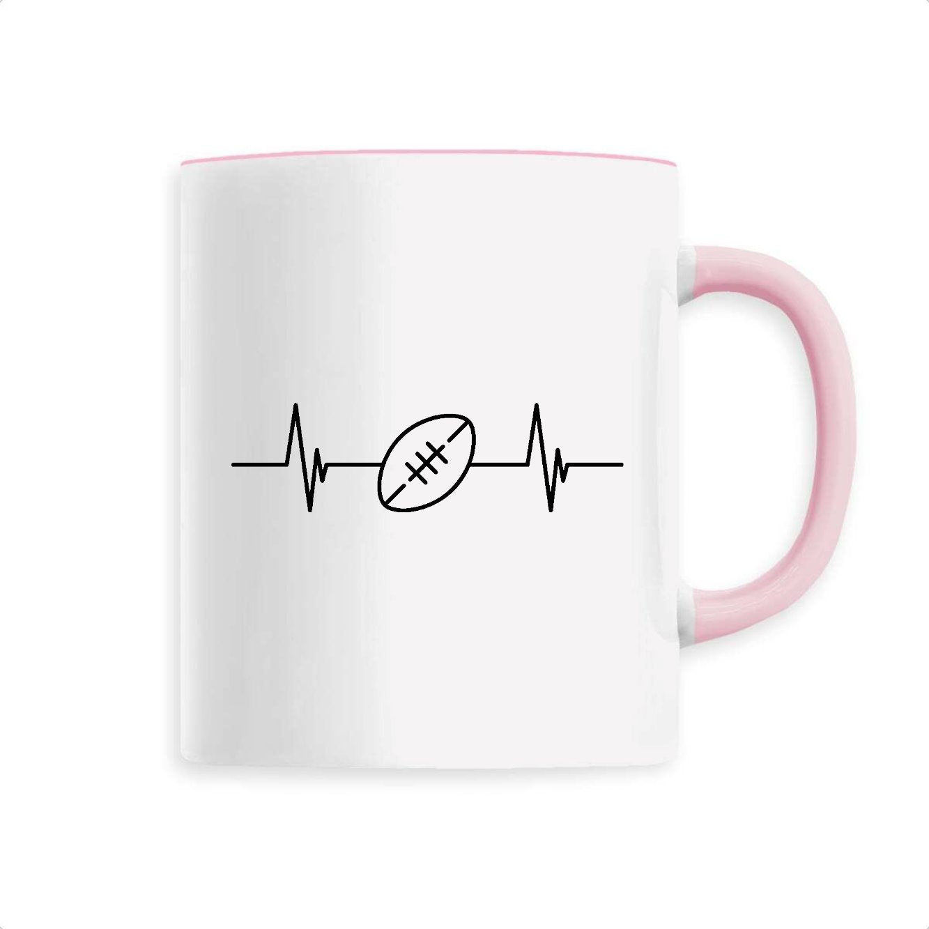 Mug Rythme cardiaque rugby