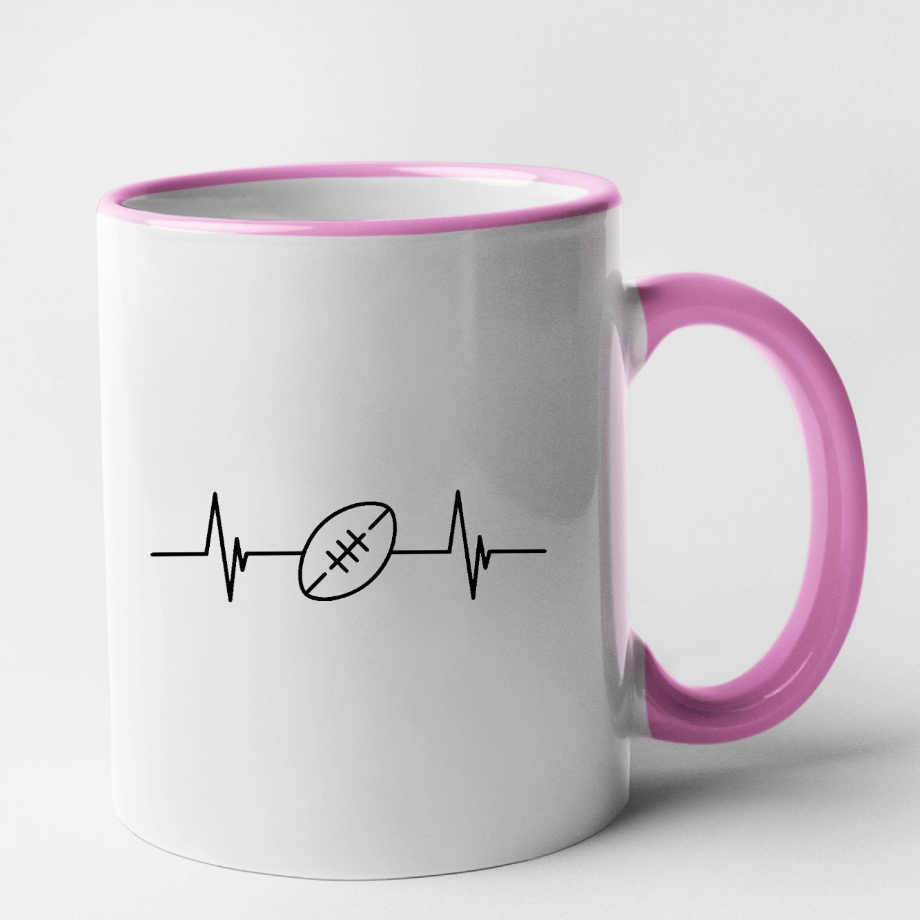 Mug Rythme cardiaque rugby