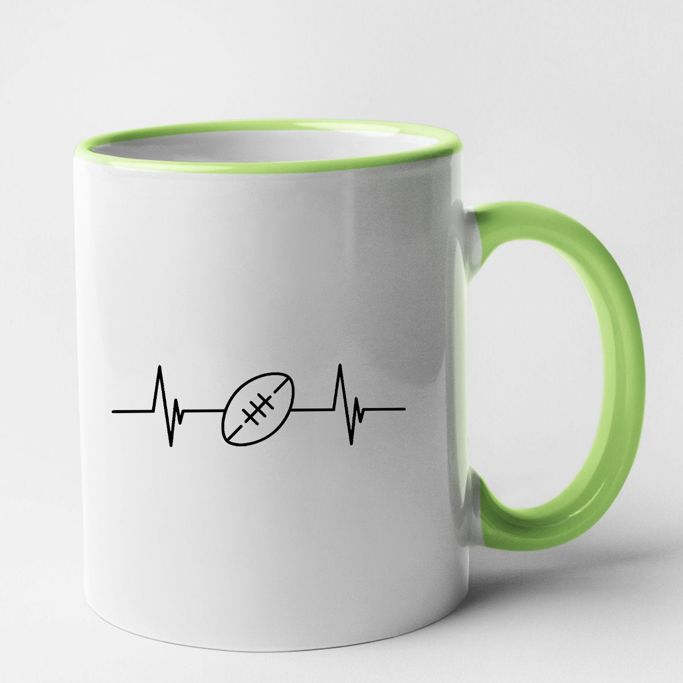 Mug Rythme cardiaque rugby