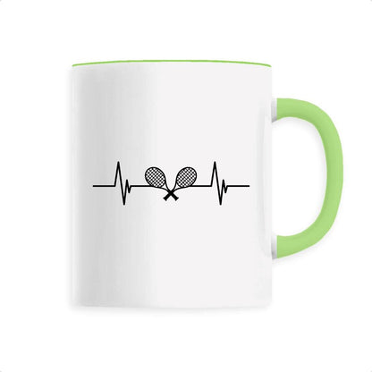 Mug Rythme cardiaque tennis