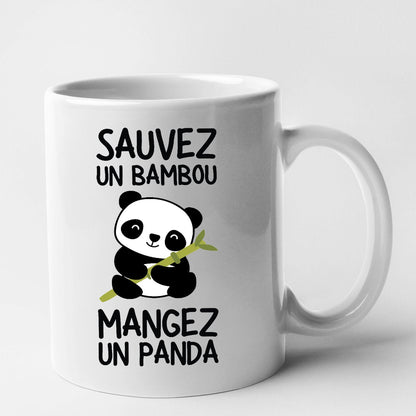 Mug Sauvez un bambou, mangez un panda