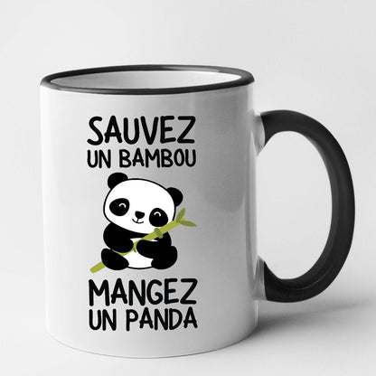 Mug Sauvez un bambou, mangez un panda