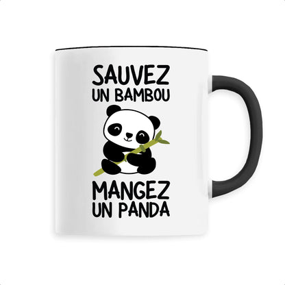 Mug Sauvez un bambou, mangez un panda