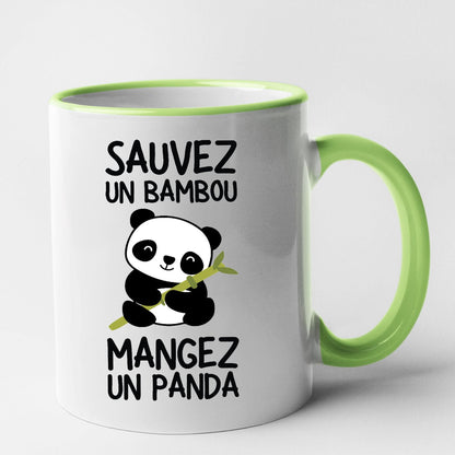 Mug Sauvez un bambou, mangez un panda