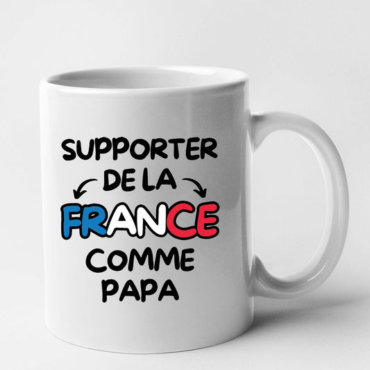 Mug Supporter de la France comme papa