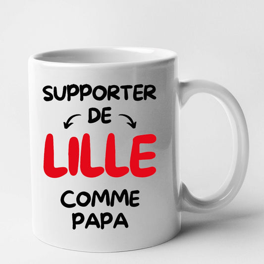 Mug Supporter de Lille comme papa