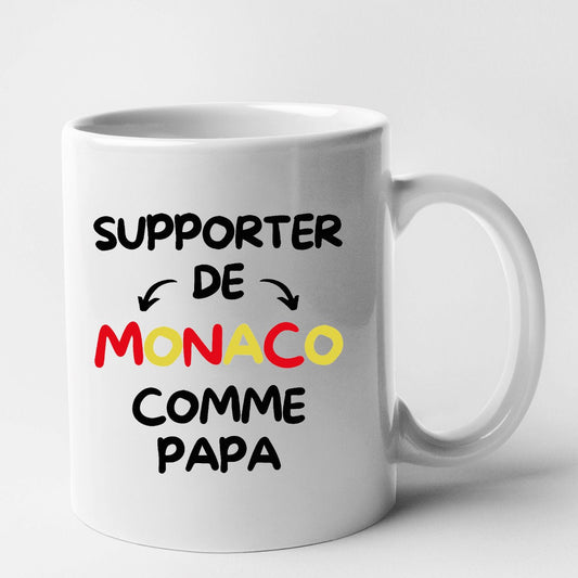 Mug Supporter de Monaco comme papa