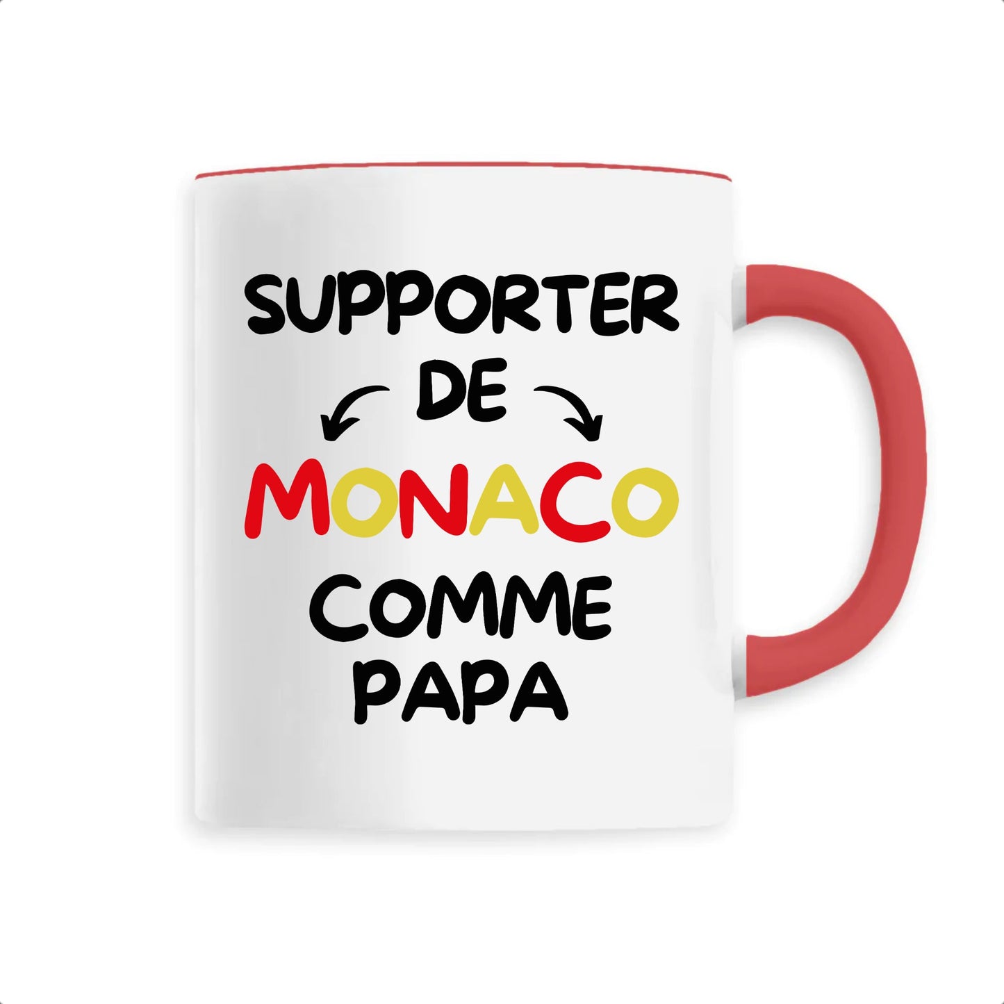 Mug Supporter de Monaco comme papa