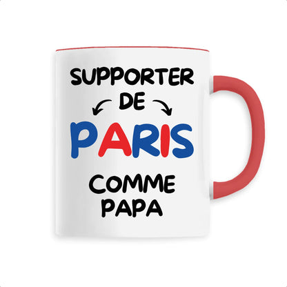 Mug Supporter de Paris comme papa