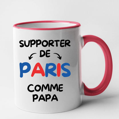 Mug Supporter de Paris comme papa