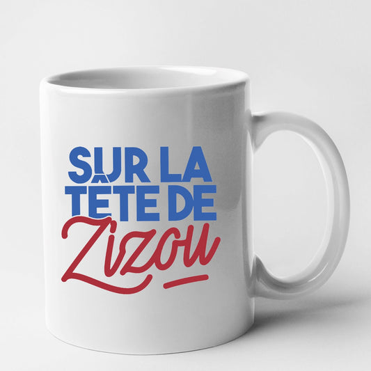 Mug Sur la tête de Zizou