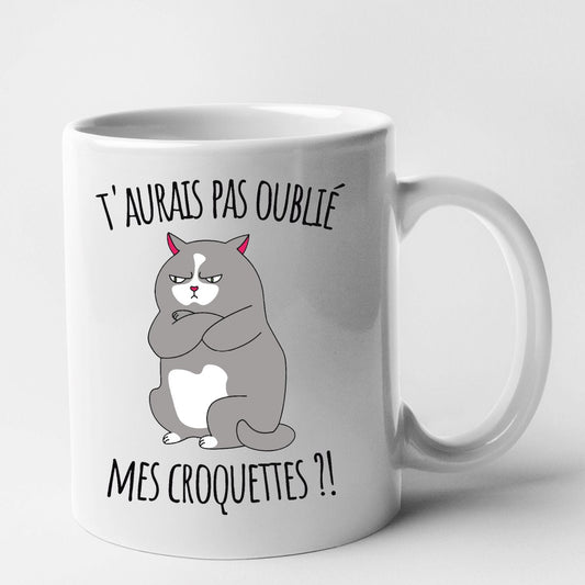 Mug T'aurais pas oublié mes croquettes ?