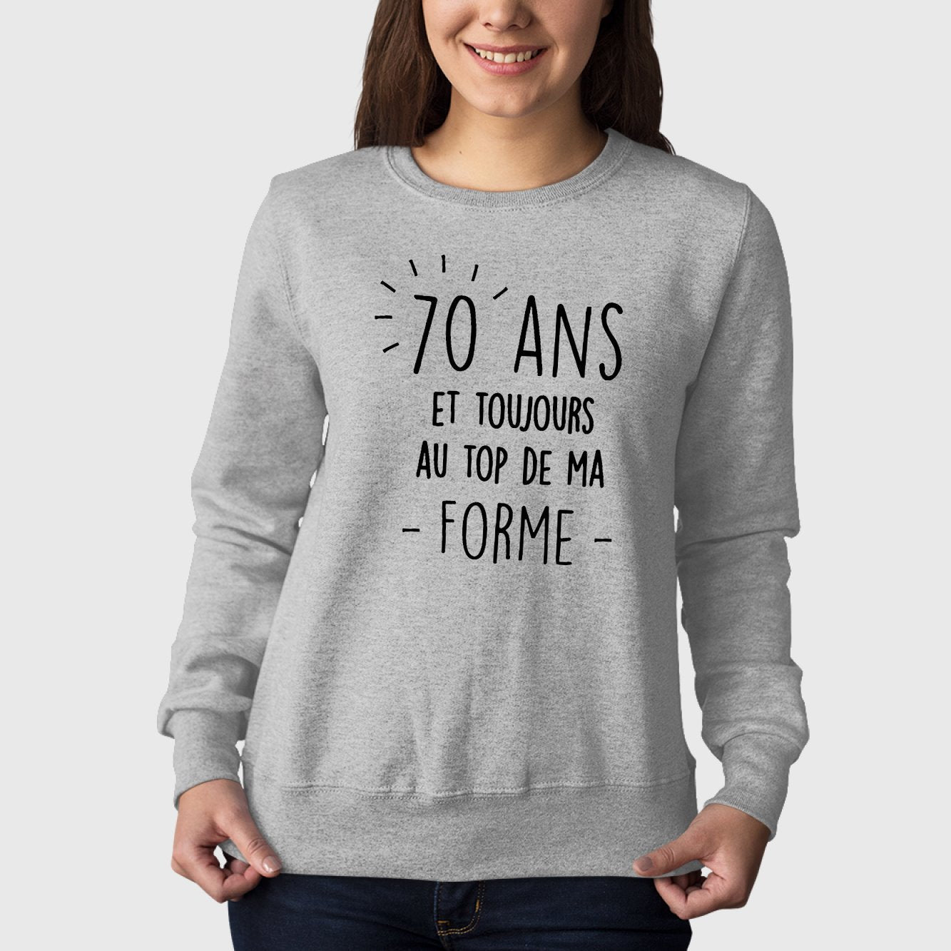 Sweat Adulte Anniversaire 70 ans