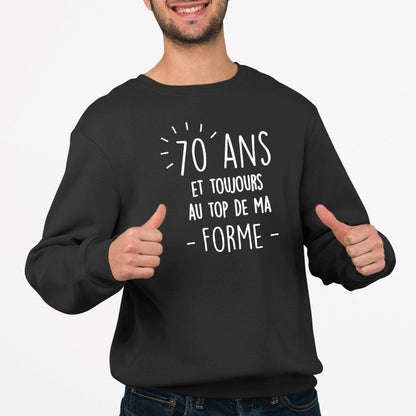 Sweat Adulte Anniversaire 70 ans