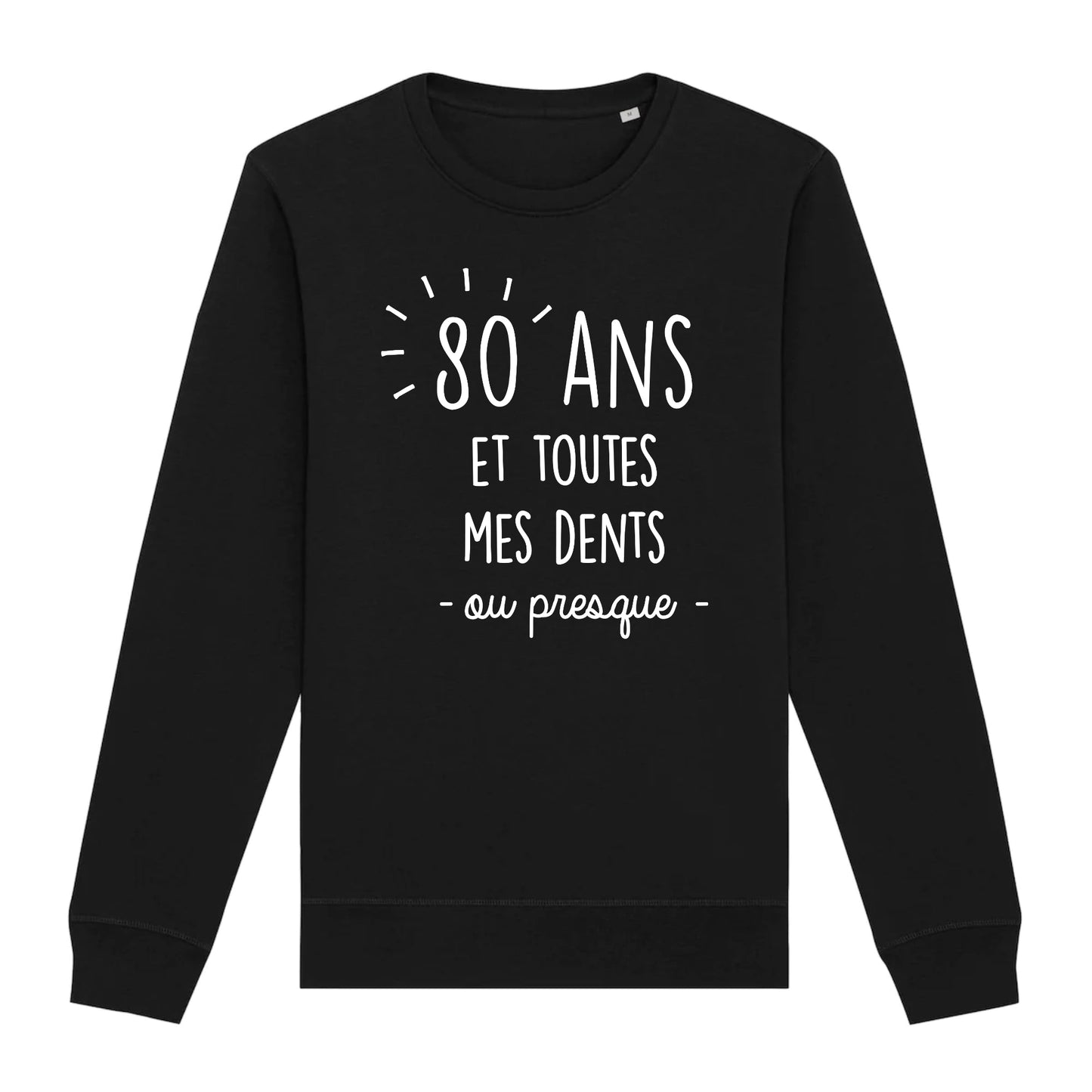 Sweat Adulte Anniversaire 80 ans