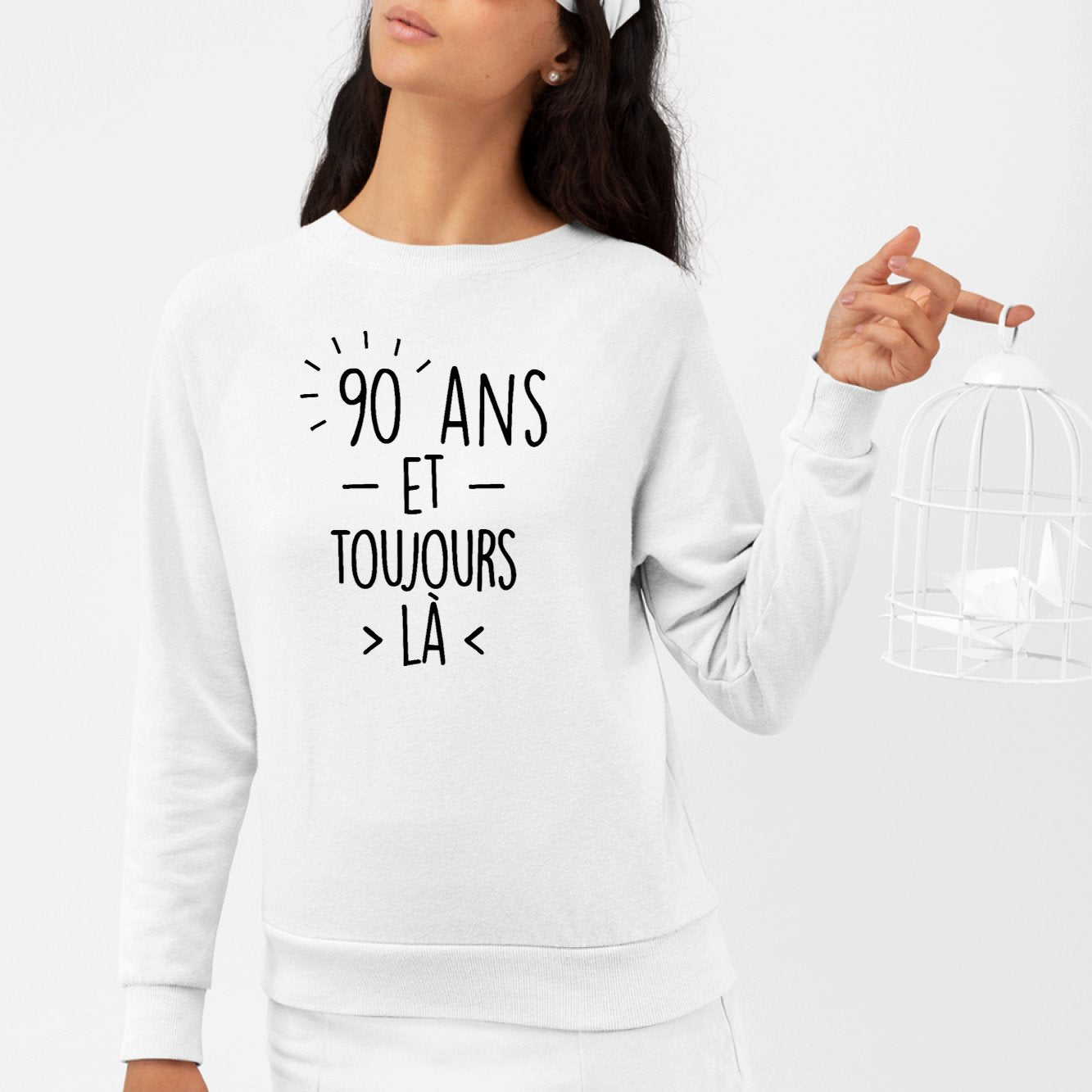 Sweat Adulte Anniversaire 90 ans