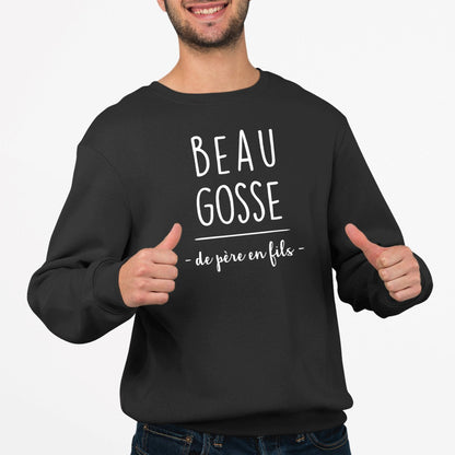 Sweat Adulte Beau gosse de père en fils