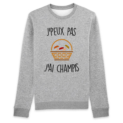 Sweat Adulte J'peux pas j'ai champignons