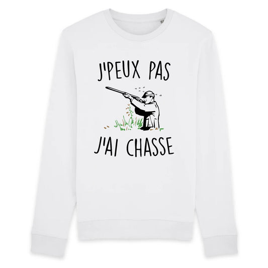 Sweat Adulte J'peux pas j'ai chasse